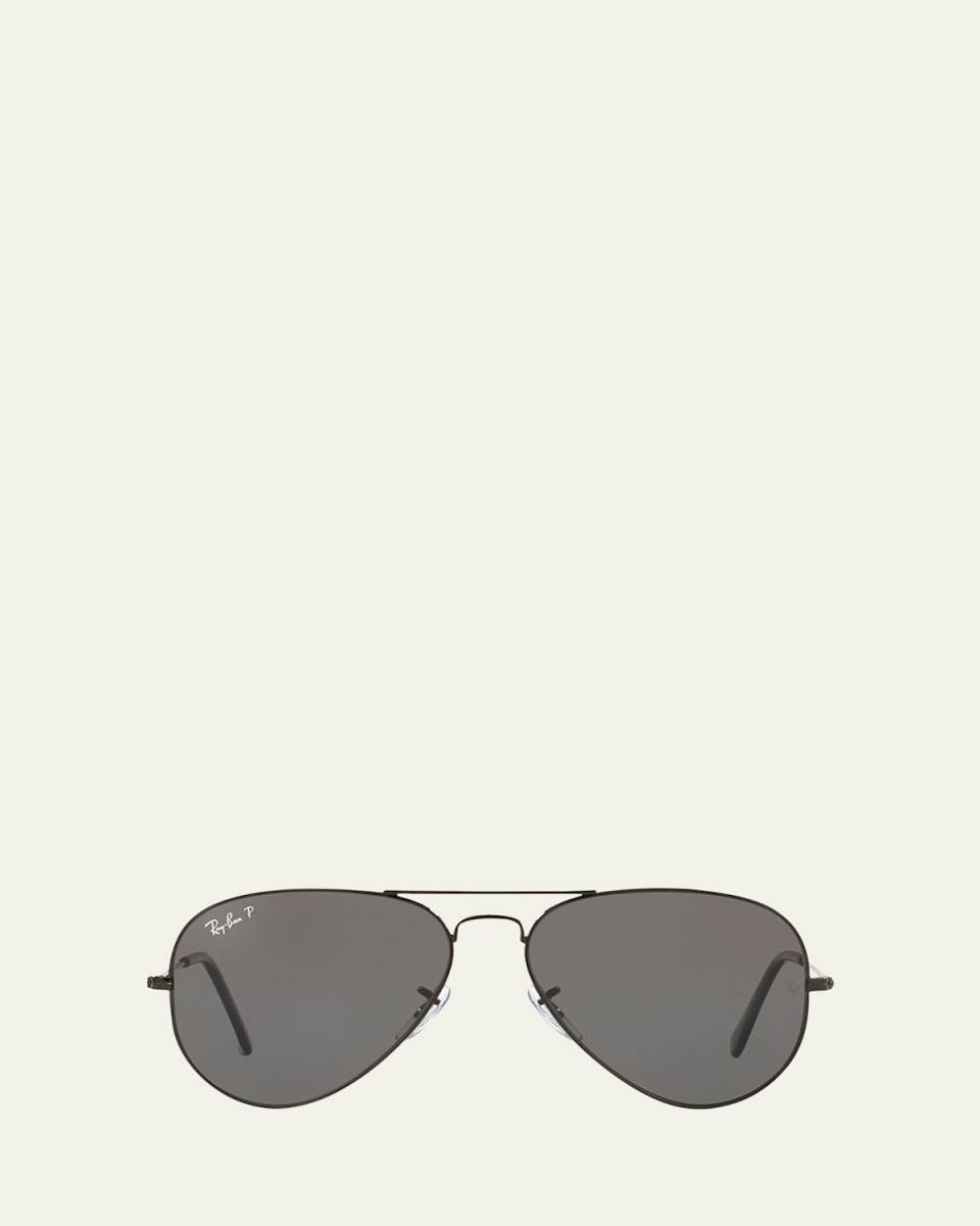 Metal Polarized Aviator Sunglasses
